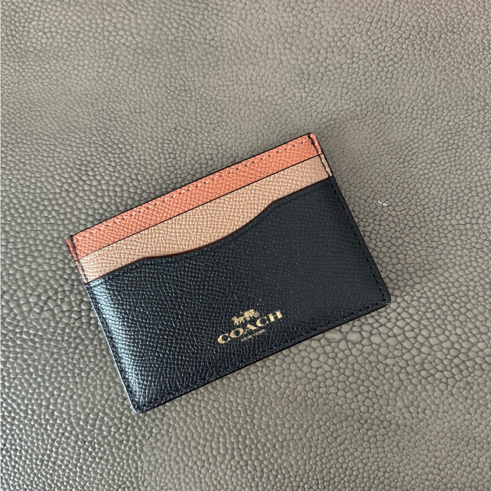Coach tricolor wallet